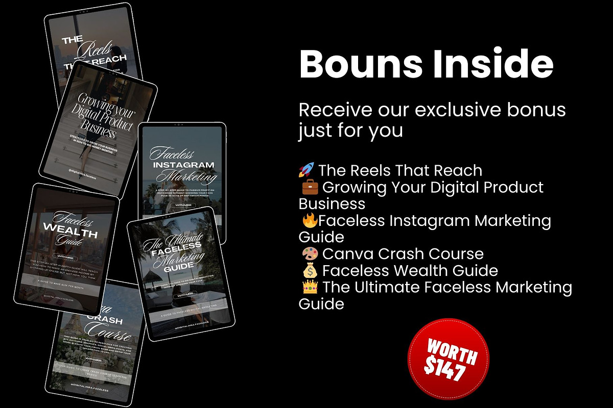 12000+ Faceless Reels Video Bundle, a Social Media Template by Design By Hira (Photo 7 of 11)