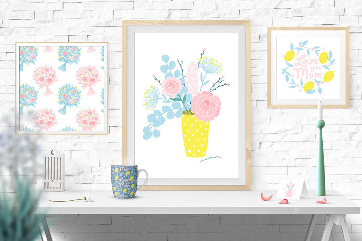 Mother's Day prints and patterns, a Pattern Graphic by Inna Moreva (Photo 10 of 10)