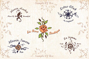 Hand Drawn Vector Floral, a Background Graphic by NStudio (Thumbnail 2 of 5)