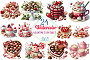 Valentine's Day Sweet Clipart Bundle, an Illustration by DreamCafeArt (Thumbnail 1 of 3)