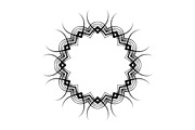 Modern Black and White Mandala Pack, a Decorative Illustration by NJ Himel (Thumbnail 77 of 101)