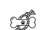 49 Christmas Pet Accessories Icons, an Outline Icon by adenpinkstore (Thumbnail 18 of 23)