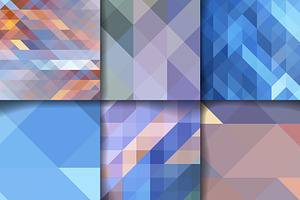 Set Of Geometric Backgrounds