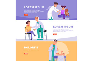 Pediatric. doctor consulting kids, an Object Illustration by Onyx