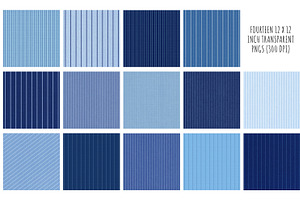 Blue Pinstripe Fabric Backgrounds