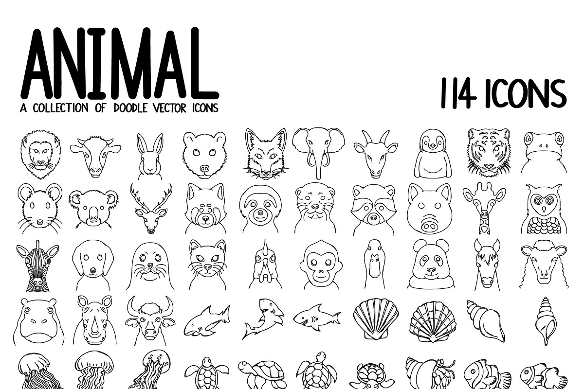 4300+ Hand-Drawn Doodle Icons Bundle, an Outline Icon by TKDoodle (Photo 2 of 36)