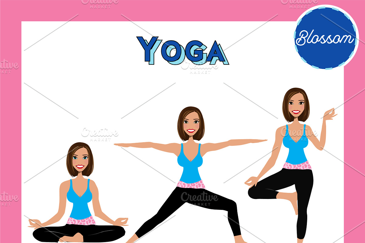 Yoga Teacher Portrait Creator, a Person Illustration by Lauren Lesley Studio (Photo 8 of 43)