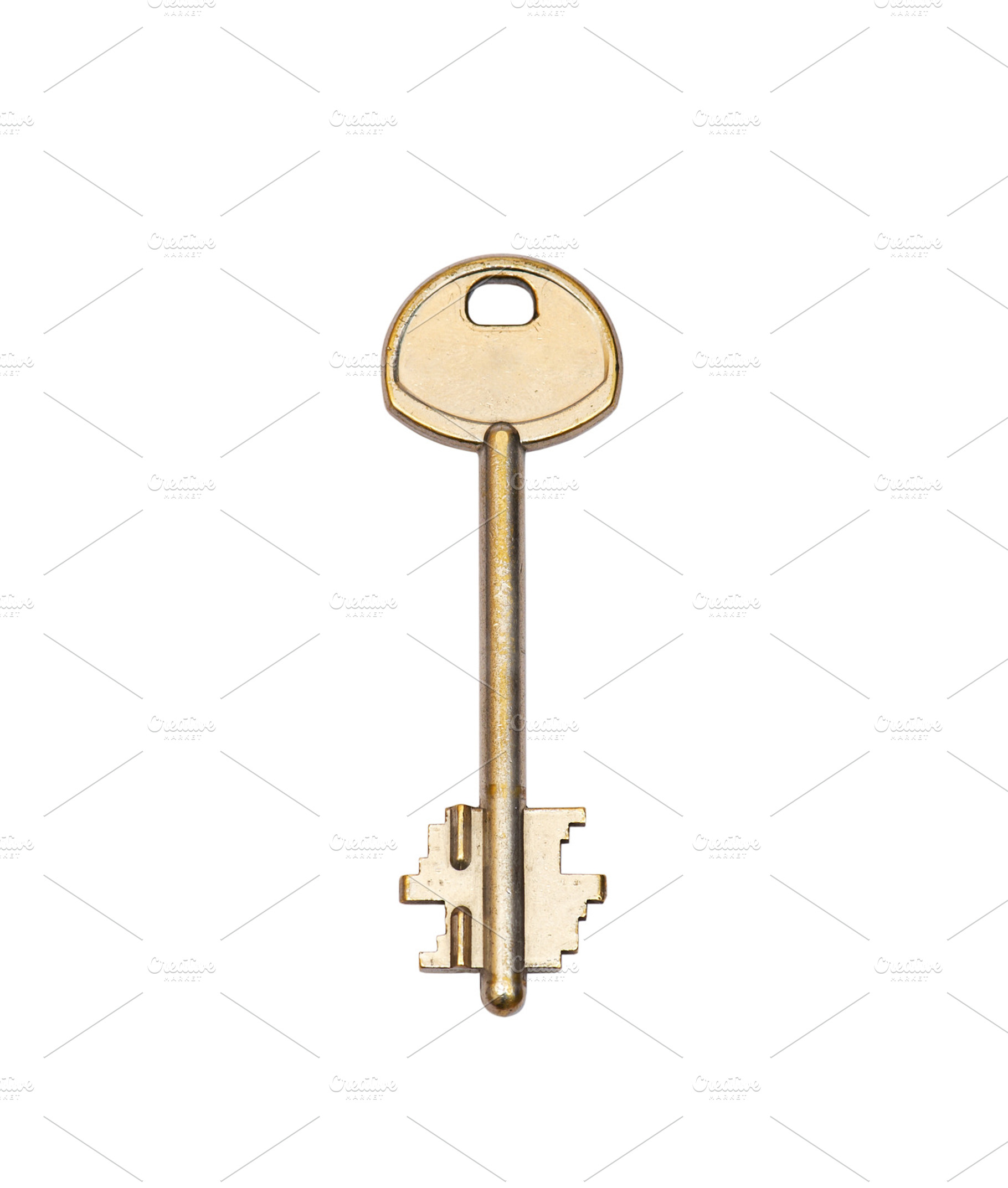 Old metal key, a Background Photo by LaserPrint