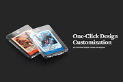 Trading Card Mockups, a Merchandise Mockup by rebrandy (Thumbnail 3 of 12)