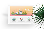Eco city - flat design style set, an Illustration by Boyko Pictures (Thumbnail 9 of 13)