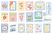 Italian Dolce Vita clipart & posters, an Object Graphic by Tani Kuzminka (Thumbnail 6 of 15)