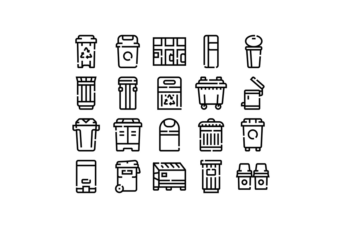 Different types of waste disposal, an Object Graphic by pikepicture (Photo 1 of 3)