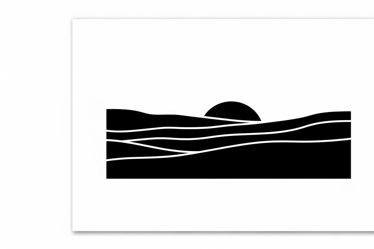 sunset horizon wall art design, an Illustration by Amazin_art (Photo 9 of 31)