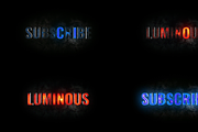 Illuminated Text for Premiere Pro, a Branding & Logo Template by FlashFXbox (Thumbnail 2 of 2)