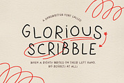 GLORIOUS SCRIBBLE | Handwritten Font, a Handwritten Font by type peace (Thumbnail 1 of 10)