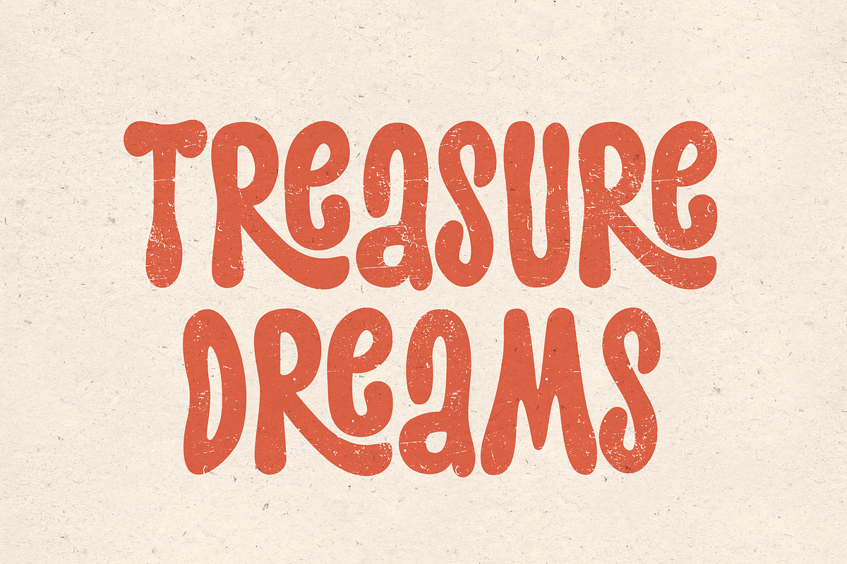 Treasure Dreams, a Sans Serif Font by etigletters (Photo 2 of 9)
