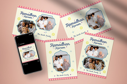 Ramadan Greeting Card Photo Booth, a Card Template by graphicook