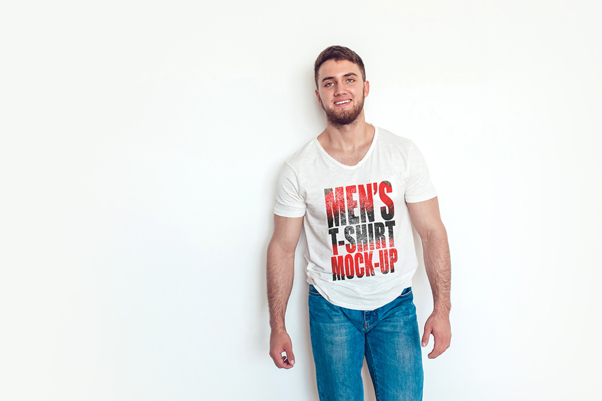Men's T-Shirt Mock-Up, a Shirt Mockup by Freeman Studio (Photo 1 of 20)