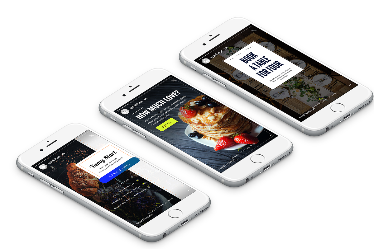 Fudi Instagram Templates, a Social Media Template by Fluto Creative Studio (Photo 2 of 7)