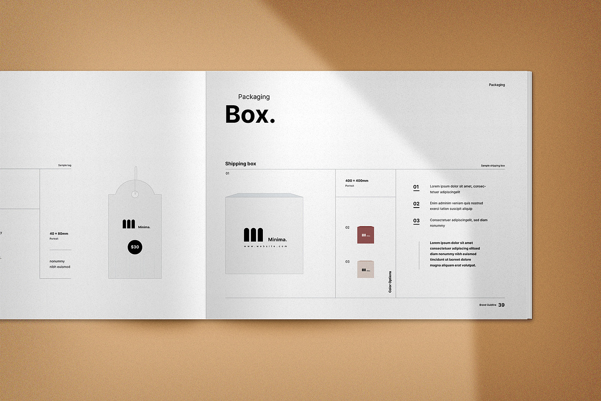 Minimal Brand Guideline, a Brochure Template by Studio Elevate (Photo 14 of 21)