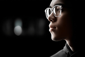 Side profile portrait of a young man, a Person Photo by MistyDay