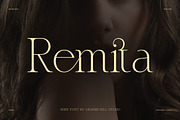 Remita Elegant Serif Font, a Serif Font by Graphicxell (Thumbnail 1 of 8)