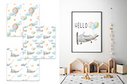 Watercolor transport for baby PNG, a Transportation Illustration by SleptArt (Thumbnail 4 of 4)