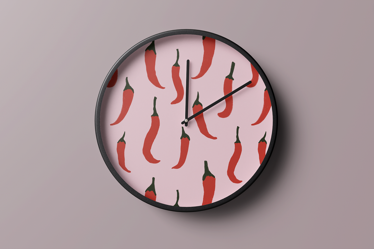 Red Hot Chili Pepper Pattern, a Pattern Graphic by Marketello Studio (Photo 8 of 8)