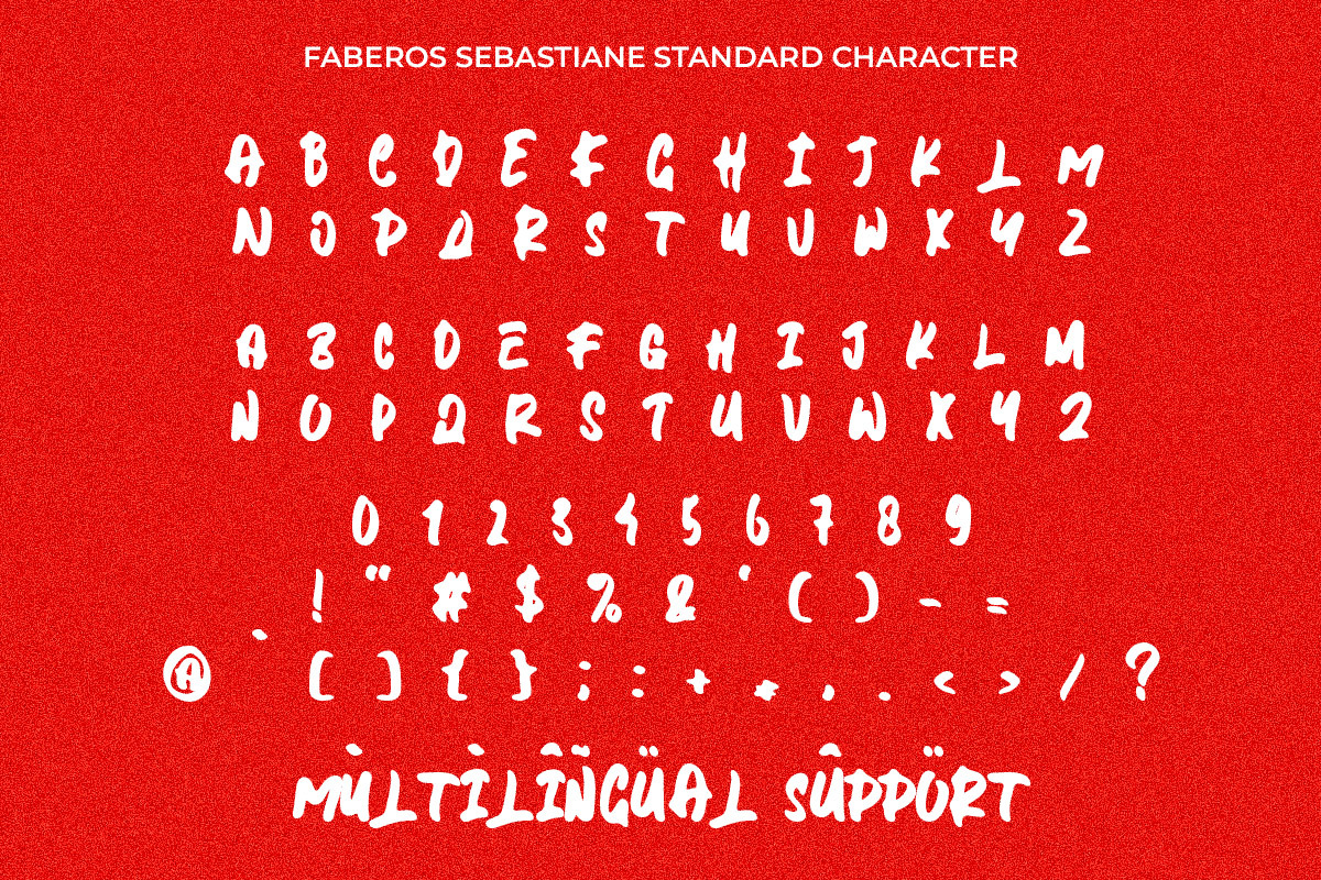 Faberos Sebastian - Font Duo, a Handwritten Font by Afkari Studio (Photo 10 of 10)