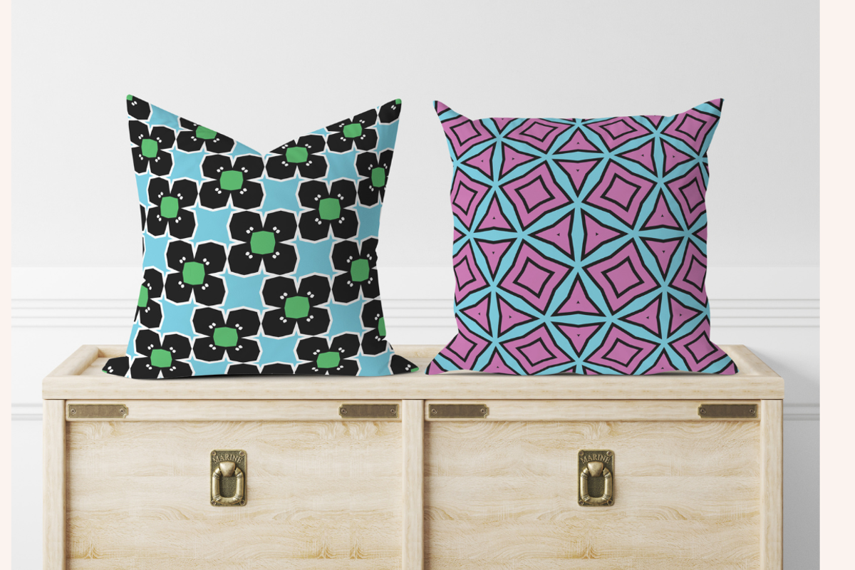 Vivid Geometry Palette Patterns, a Pattern Graphic by PrintHaven Designs (Photo 6 of 8)