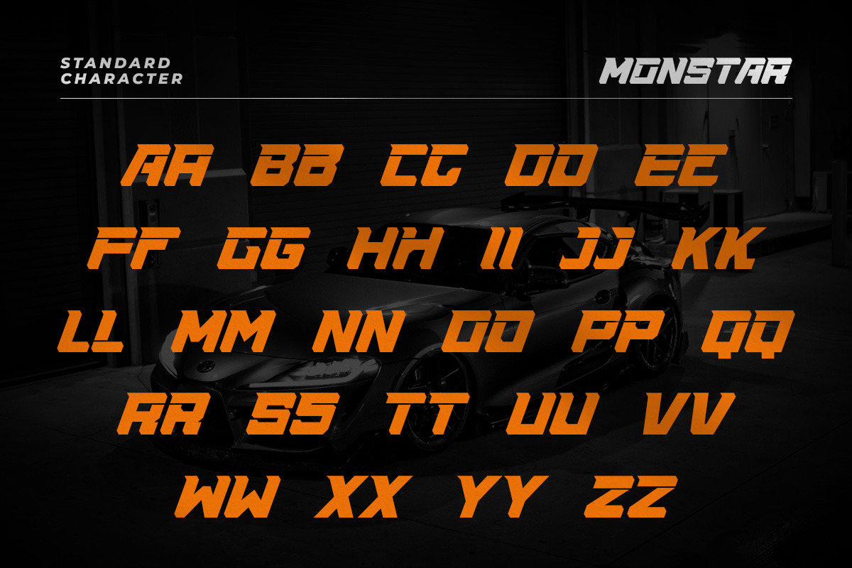 MONSTAR, a Sans Serif Font by Umitype (Photo 8 of 10)