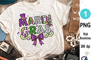 Glitter Mardi Gras Png Coquette Bow, an Illustration by Creative Art (Thumbnail 2 of 6)