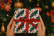 Christmas Magic Watercolor Clipart, a Seasonal Illustration by DiashaArt (Thumbnail 14 of 18)