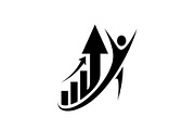 50 Business Growth Success Icons Bun, an Illustration by Designer_Momina (Thumbnail 34 of 51)