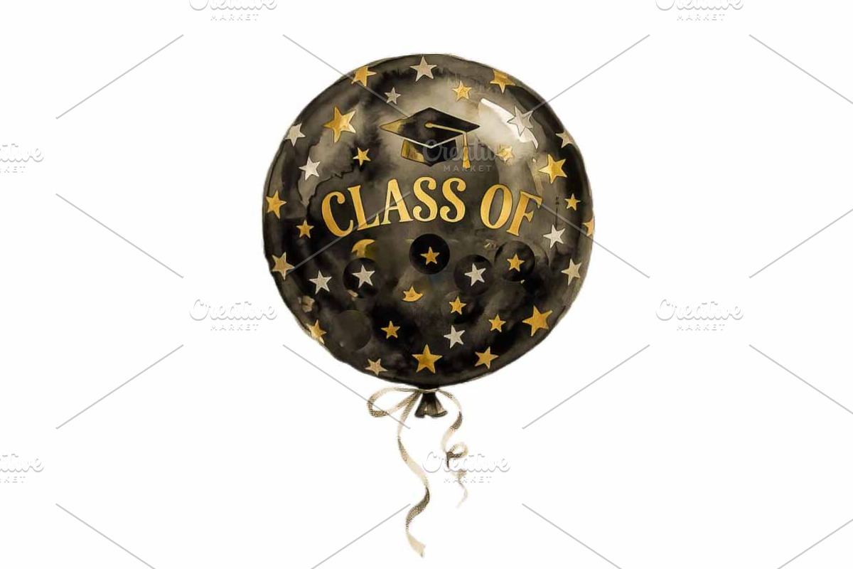 Graduation Clipart Collection PNGs, an Education Illustration by VetalStock (Photo 9 of 20)