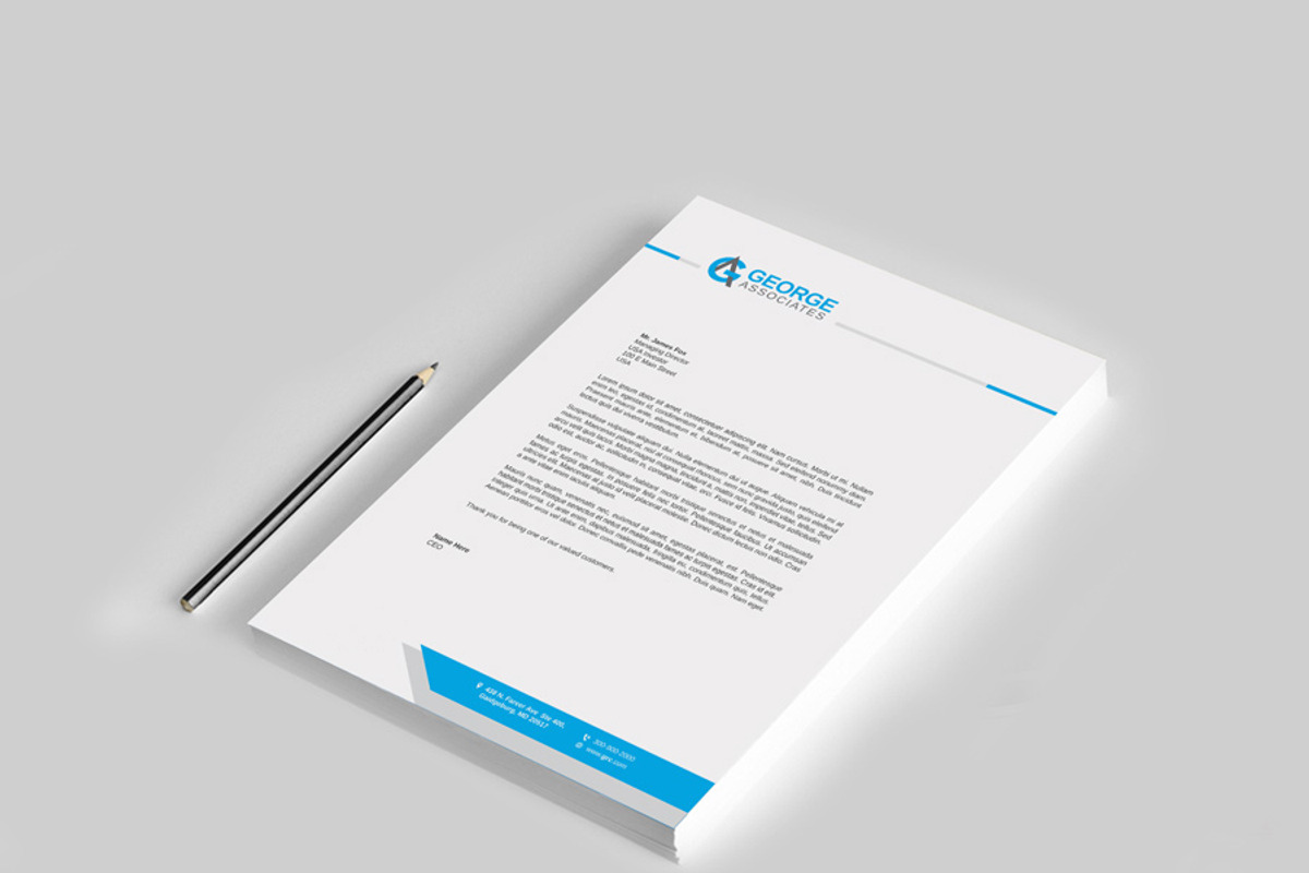 Letterhead, a Stationery Template by asimalikhan555 (Photo 7 of 13)