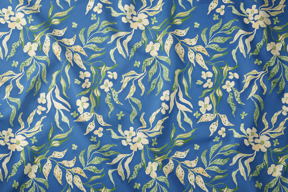 Spring Garden Botanicals Pattern, a Pattern Graphic by SirenaArt (Photo 9 of 18)