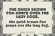 Oui Ellixyr Psychedelic Display Font, a Sans Serif Font by Oui Studio (Thumbnail 3 of 10)
