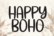 Happy Boho | Script Font, a Script Font by Scratchones (Thumbnail 1 of 8)