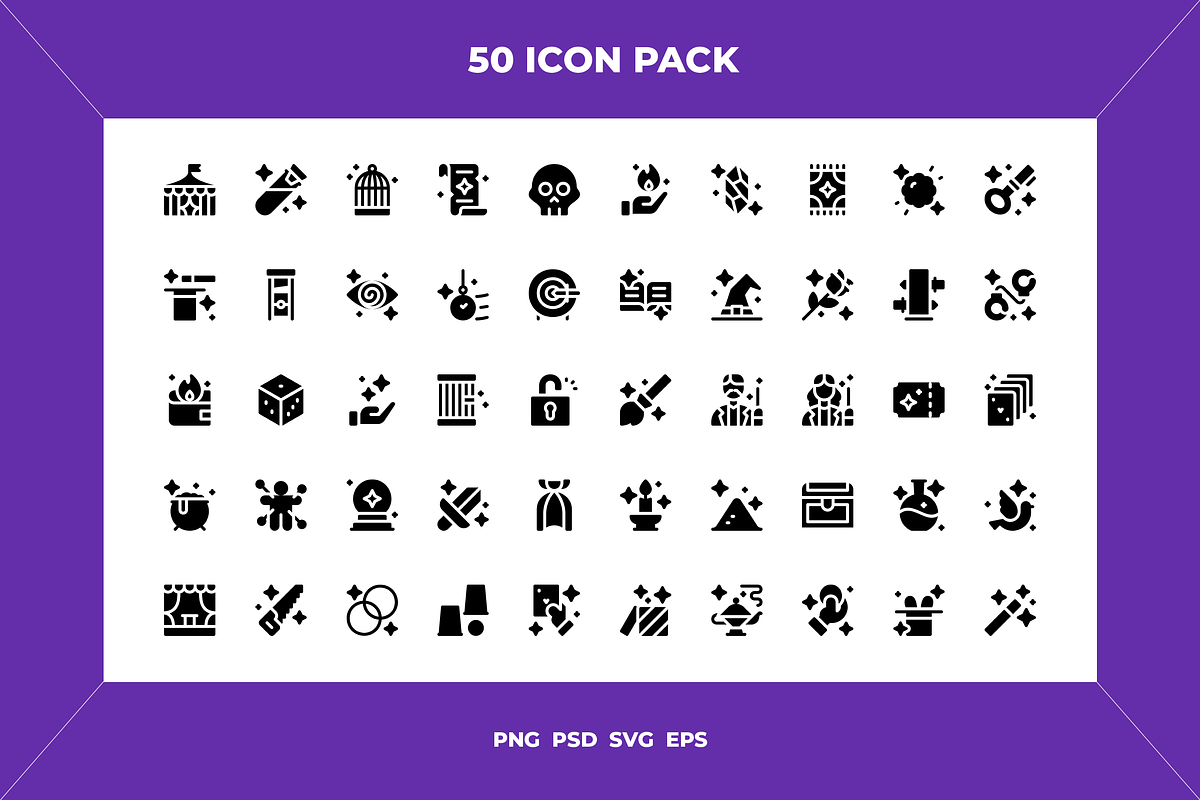 Magic icons, an Outline Icon by Wencory (Photo 1 of 2)