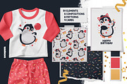 Penguin Party Creator | SVG & PNG, an Animal Illustration by Ejevyaka (Thumbnail 2 of 8)