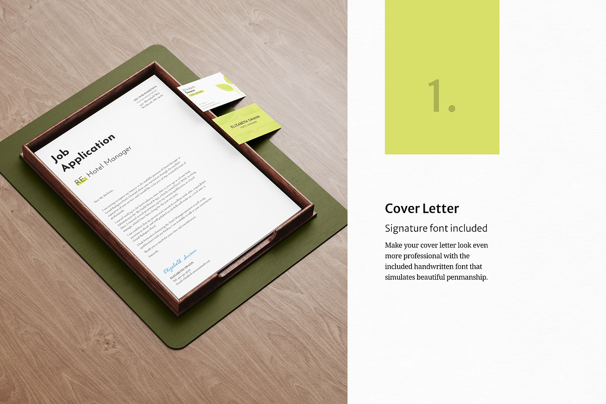 Swann Resume & Business Card, a Resume Template by Jinro (Photo 2 of 8)