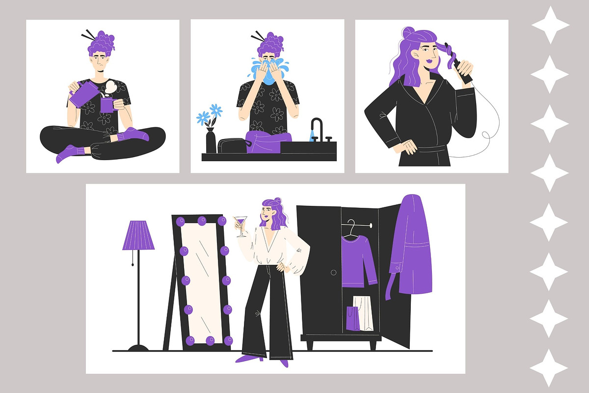 Morning Routine LGBTQ Men, a Person Illustration by YuskinKot (Photo 8 of 8)