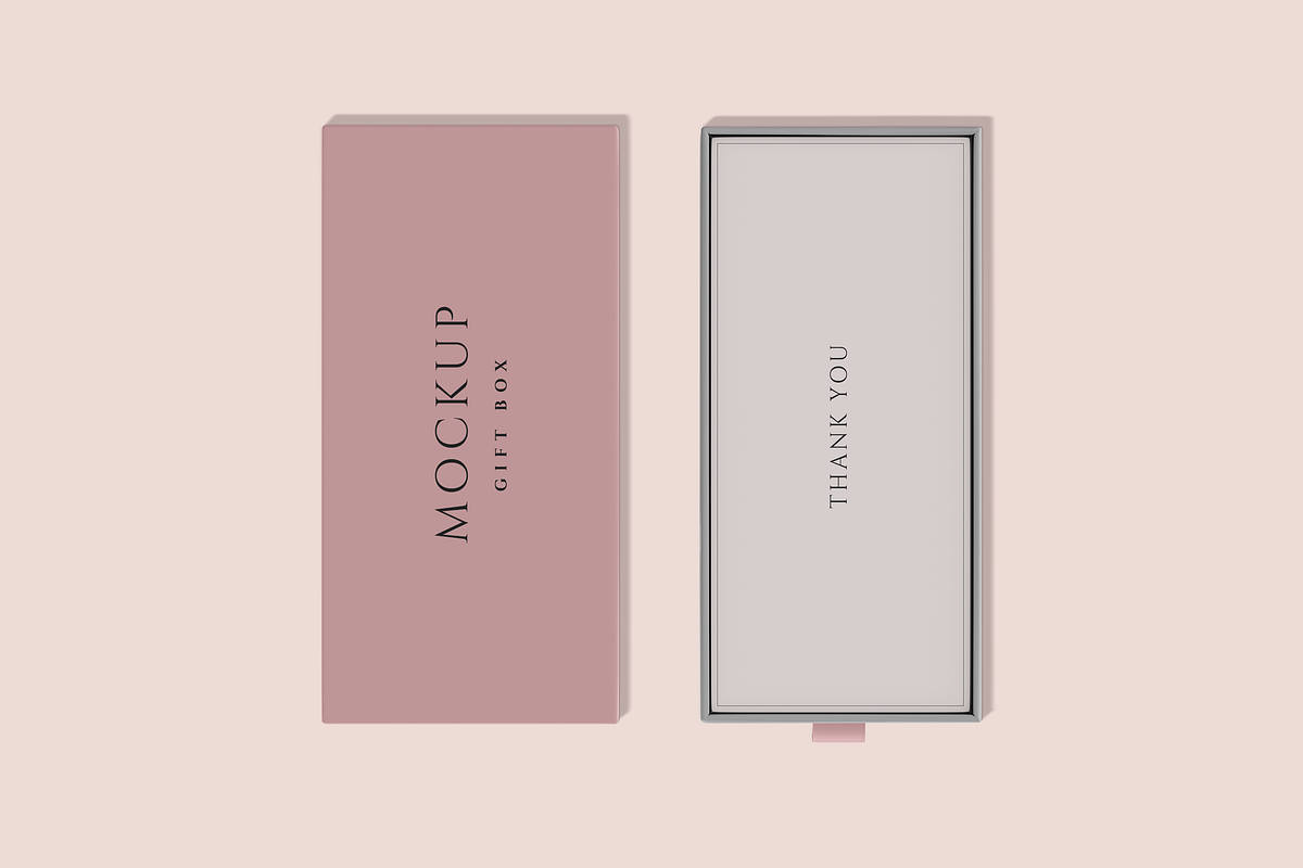 Gift Box Mockup - Size 6, a Product Mockup by Mockupdaddy (Photo 6 of 6)