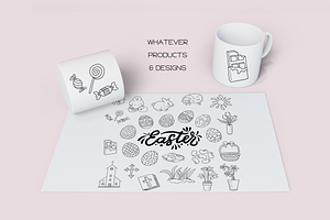 Easter Doodles - Dingbats Font