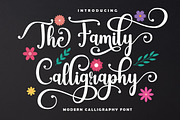 The Family Calligraphy Script, a Script Font by Madjack.font (Thumbnail 1 of 8)