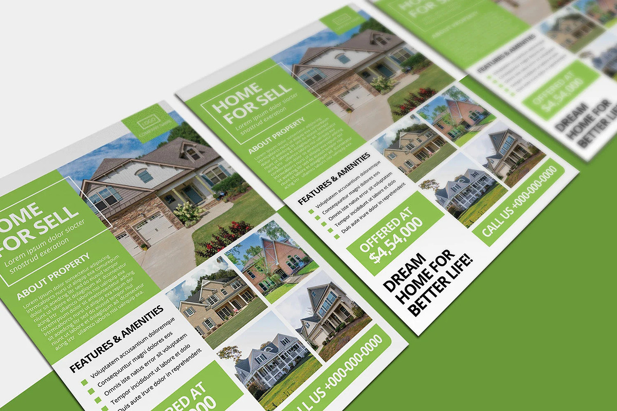 Real Estate Flyer Template, a Flyer Template by Template Shop (Photo 4 of 4)