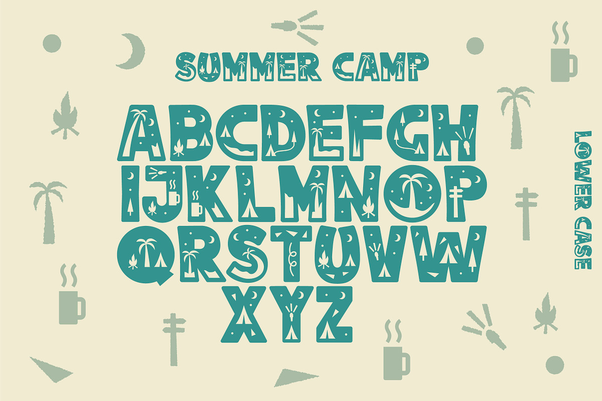 Summer Camp, a Font by caocastudio (Photo 2 of 7)