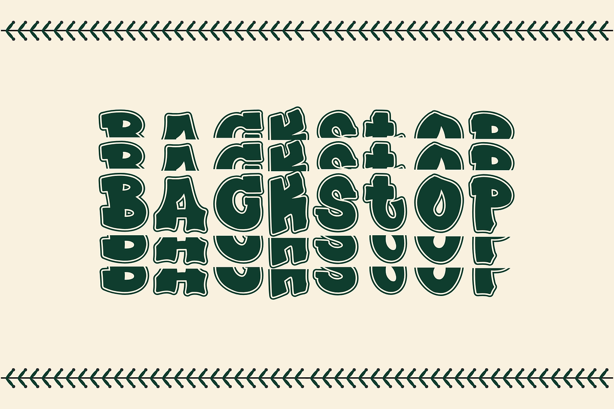 Plump Varsity Stacked, a Serif Font by Dm Studio (Photo 2 of 9)