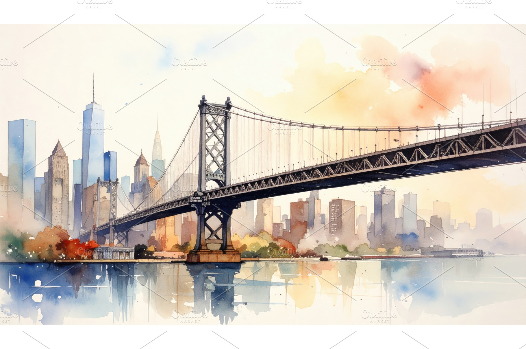 Iconic suspension bridge spans a, an Architecture Photo by Igor Tichonow